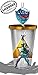 The Legend of Zelda (LoZ) OFFICIAL Link with Hylian Shield, Master Sword and Triforce PREMIUM Tumbler Travel Cup with HYLIAN SHIELD Straw, 16oz GOLD (BPA-Free)