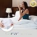 Veken Waterproof Mattress Protector, Queen Size Hypoallergenic 100% Cotton Breathable Washable Mattress Cover Pad for Bedding, Kids and Pets - Vinyl Free