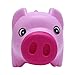 Kathson Piggy Bank Coin Money Cash Collectible Saving Box Pig Toy Kids Gift, pink,Plastic
