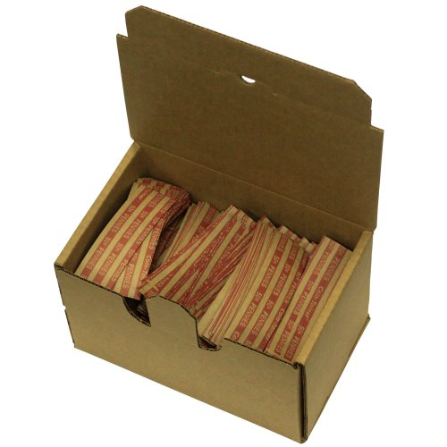 The Coin-Tainer Co. Flat Coin Wrappers, Penny, 1000 Count (30001)