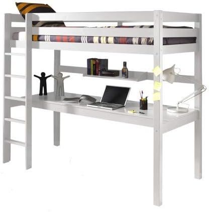 letto a soppalco per bambini con scrivania