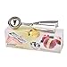 AUSHEN Ice Cream Scoop Cookie Scoop Stainless Steel Multi-function for Ice Cream Cookies and Fruit 3pcs Set（3Pcs）