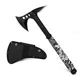 SUNFIRST Throwing Axe Camp Axe Survival Tomahawk