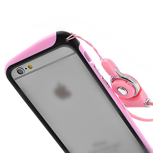 image for SOSAM iPhone 6 Case Lanyard Neck with TPU Shockproof Protective Bumper