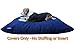 Dogbed4less Do It Yourself DIY Pet Bed Pillow Duvet Denim Cover with Waterproof Internal case for Dog or Cat, Large 48