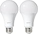 Amazon Basics 100 Watt Equivalent, Soft White, Dimmable, 15,000 Hour Lifetime, A21 LED Light Bulb, 2-Pack