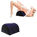 Inflatable Portable Sexy Pillow Lounge Aid Positioning Travel Pillow Triangle Wedge Adult Couple Game Toy Magic Cushion (Blue, B)thumb 1
