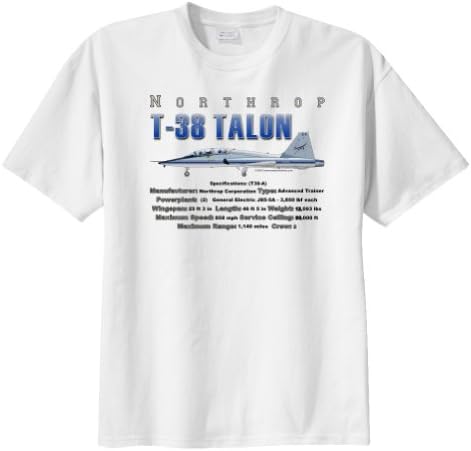 Northrop T-38 Talon Trainer WarbirdShirts™ Men's Short Sleeve T-Shirt White L