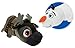 FlipaZoo New! Disney 14 inch Olaf to Sven Frozen Plush Stuff Toy - 2 Toys in 1