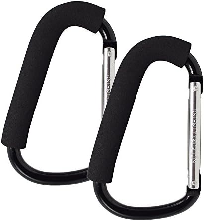 Oululu Stroller Hook - X-Large Multi Purpose Mommy Hooks for Stroller (Pack of 2)