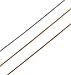 Jstyle 3 Pcs a Set 0.9mm Stainless Steel Chain Necklace for Women Snake Link 16-36 Inch
