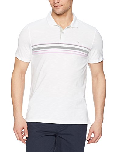 Calvin Klein Men's Short Sleeve Cotton Fashion Polo Shirt, Pink Plush, Large