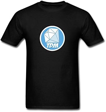 TIANRUNYG Men's TheDiamond DanTDM Professional Gamer Logo Short Sleeves T-Shirt XXL