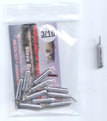 3/16 Finesse Lead Drop Shot Weights Hand Poured (10 per pack) (Best Drop Shot Weights)