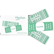 Chummie Quick Peel Easy Stick Flexitape for Bedwetting Alarm, 60 Count (Green, 60 Count (Pack of 1))