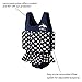 Konfidence Floatsuit (2-3 Years, Navy Polka Dot)