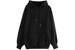 wlczzyn Hoodies for Teen Girls, Teen Girls Hoodies Long Sleeve Hooded Sweatshirts Cute Solid Drawstring Pullover Tops