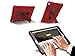 iPad Pro 10.5 Case, Dake 3-Layer Kickstand Defender Heavy Duty Shockproof Full-body Protective Case for Apple iPad Pro 10.5 inch 2017 Release Red