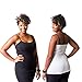 Undercover Mama Women's Strapless Maternity Nursing Top Black and White Bundle, Universal Bra Attachment for Breastfeeding & Pregnancy (Medium)