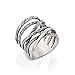 Paz Creations 925 Sterling Silver Highway Ring For Women and Girls, Everyday Wear Accessory, Wrapped Spiral Design, Bold Statement Jewelry, Gifts For Her