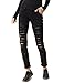 GLOSTORY Women's Destroyed Skinny Ripped Jeans Petite Girl Slim Fit Denim Pants