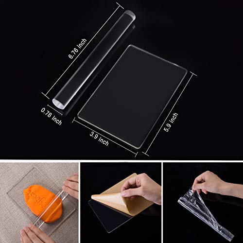Polymer Clay Tools, Modeling Clay Sculpting Tools Kits for Pottery Sculpture, Include Wooden Dotting Tools,Rubber Tip Pens,Ball Stylus Tool,Modeling Tools Pottery Tools,Rosewood Ceramics Tool (20Pcs)