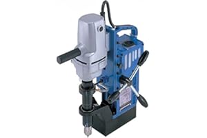 Nitto Kohki UOJ-3500 Atra Ace Manual Feed Magnetic Drill, Uses Jetbroach Carbide Tipped Annular Cutters, 1-3/8" x 2" Hole Capacity