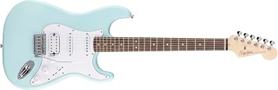 Fender Squier Debut HSS Stratocaster Laurel Fingerboard Daphne Blue White