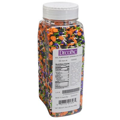 24Â oz Pumpkin Quins and Sprinkle Mix
