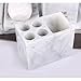 Resin 5pcs Bathroom Accessory Set - Tumbler, Soap Dish, Liquid Soap Dispenser, Toothbrush Holder,Grey