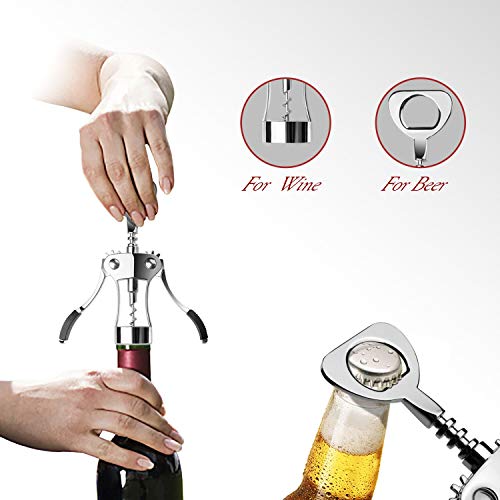 Algopix Similar Product 20 - Wing Corkscrew Wine Opener and Bottle