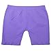 Le Ange Intimates Girls' 6 Pack Seamless Solid Color Short Leggings (M)