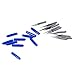 10 Degree 3.175mm Shank Cemented Carbide Engraving Bits CNC PCB Router Carving Tools Pack of 10(0.1mm)