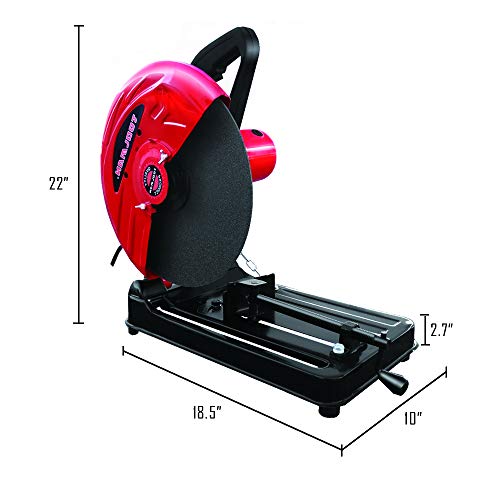Toolman 14'' 15A Power Tools with 3PCS Blades Multi-purpose Cutting Metal Saw Chop Saw Cut Machine Diamond Circular Saw Heavy Duty Power Tool 8350A