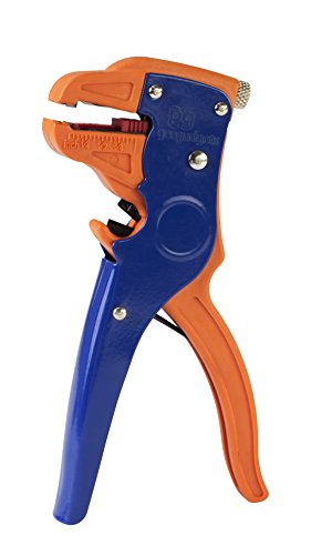 Self Adjusting Insulation Wire Stripper - Automatic Stripping Tool - Built in Wire Cutter, Pressure Adjustable, Length Stop - 0.25-2.5mmÂ² Range - By Gee Gadgets