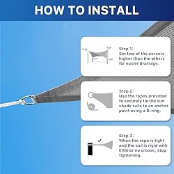 RoomHacks 10'x13' Sun Shade Sail, UV Protection