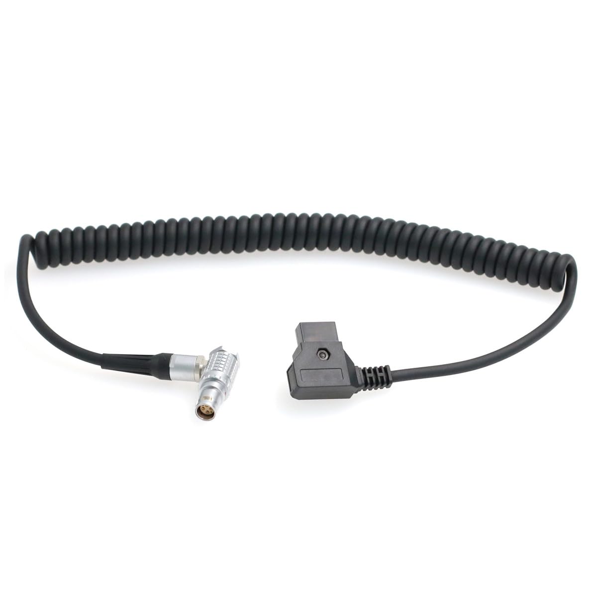 V-Mount Power Cable for RED V-RAPTOR KOMODO-X Scarlet Epic DSMC2 Camera, P-tap D-tap Right Angle 6 Pin Coiled