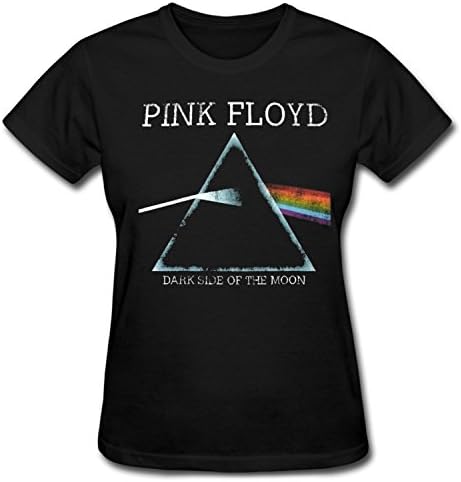 BBUYUXI Pink Floyd Dark Side Of The Moon Women's Short Sleeve T shirt black XL