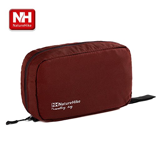 Naturehike Compact Hanging Toiletry Bag Travel Bag Cosmetics Makeup Bag  Personal Organizer for Men Women with Mirror Rugged Water