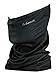Fishmasks Single Layer Neck Gaiter - Lightweight, Fishing Protection From Sun, Wind And Moisture - Made In USA - UPF 50+ Moisture-Wicking Fabric - Black