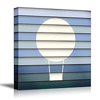 Canvas Wall Art Paper Piece Canvas Prints Home Artwork Decoration for Living Room,Bedroom - 12x12 inches