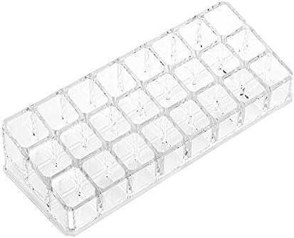 MG Crystal Clear Acrylic Makeup Cosmetics 3 Tier 24 Spaces Lipstick Organizer Display Stand Holder Storage Case