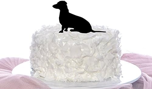 Daschund Cake Topper, Wedding Cake Topper