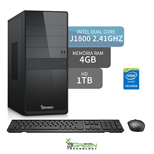 Computador 3green Triumph Intel Dual Core 4GB 1TB