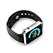 LEMFO IW08 Smart Watch Cell Phone Fitness Tracker Bluetooth WristWatch with Camera for Android Smartphones (Silver Black)