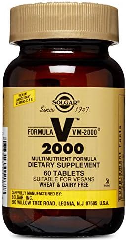 Amazon Com Solgar Formula Vm 2000 Multi Nutrient System 60