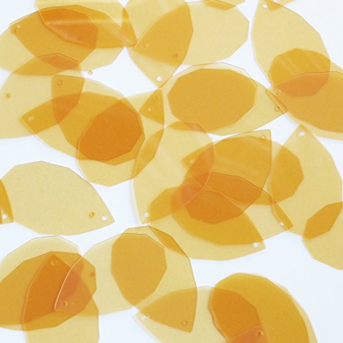 Facet Gem Teardrop Sequin 1.25