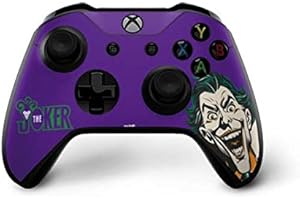 Skinit Decal Gaming Skin Compatible with Xbox One X Controller - Officially Licensed Warner Bros The Classic Joker Design