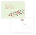 One Jade Lane - Floral Festival Thank You Cards (Self-mailer) POSTCARDS 