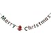 Derhom Merry Christmas Banner Kit - Christmas Party Decorations - 10 Balloons, 6 Pompom Flower Tissue Paper and 15 Paper tassel, Xmas Day Decor Supplies for Christmas Party Home Tree Decorations